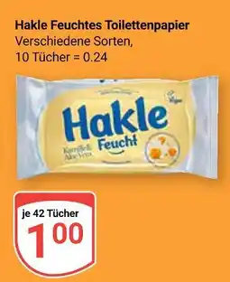 Globus Hakle feuchtes toilettenpapier Angebot