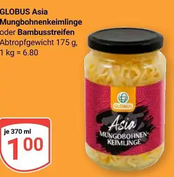 Globus Globus asia mungbohnenkeimlinge Angebot