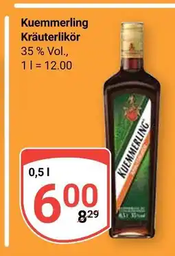 Globus Kuemmerling kräuterlikör Angebot