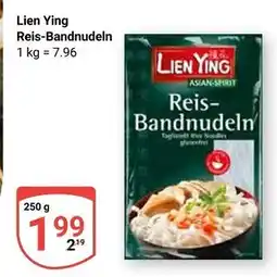 Globus Lien ying reis-bandnudeln Angebot