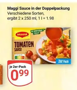 Globus Maggi sauce in der doppelpackung Angebot