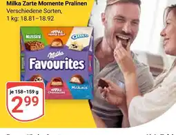 Globus Milka zarte momente pralinen Angebot