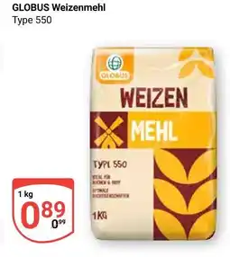 Globus Globus weizenmehl type 550 Angebot