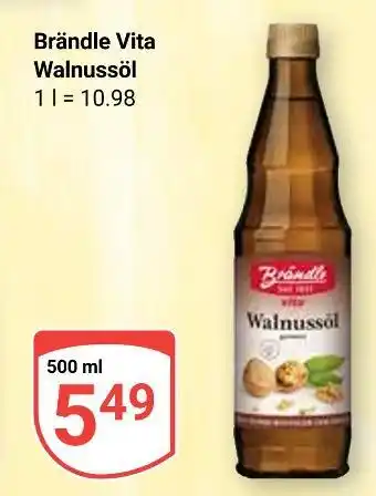 Globus Brändle vita walnussöl Angebot