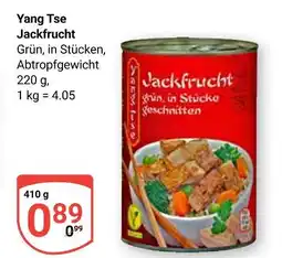 Globus Yang tse jackfrucht Angebot