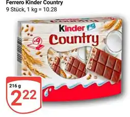 Globus Ferrero kinder country Angebot