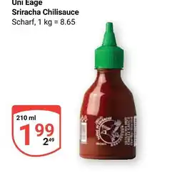 Globus Uni eage sriracha chilisauce Angebot