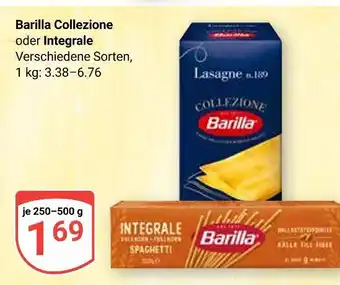Globus Barilla collezione oder integrale Angebot