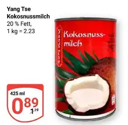 Globus Yang tse kokosnussmilch Angebot