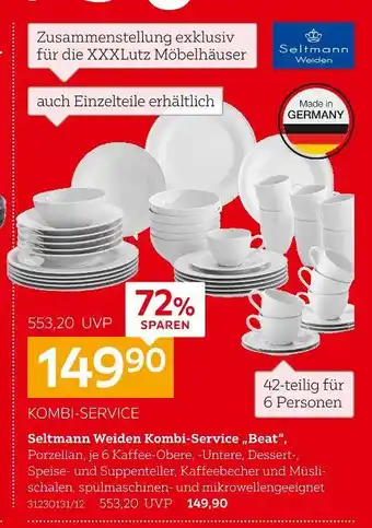 XXXLutz Seltmann weiden kombi-service „beat“ Angebot