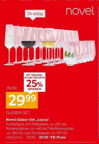 XXXLutz Novel gläser-set „lucca“ Angebot