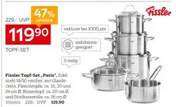 XXXLutz Fissler topf-set „paris“, edel Angebot