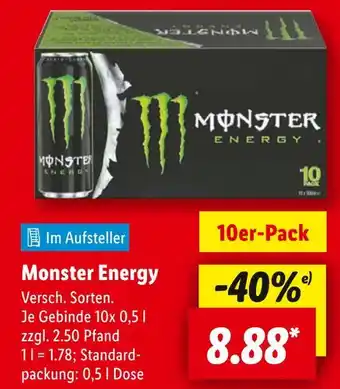 Lidl Monster monster energy Angebot