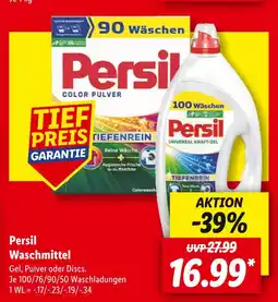 Lidl Persil color pulver Angebot