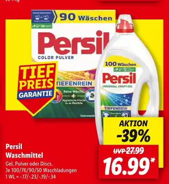 Lidl Persil color pulver Angebot