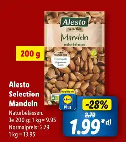 Lidl Alesto selection mandeln naturbelassen Angebot