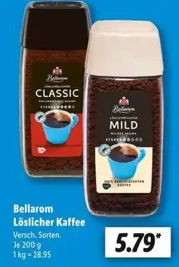 Lidl Bellarom classic löslicher kaffee Angebot