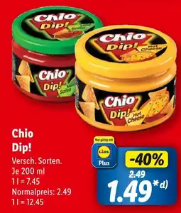 Lidl Chio dip! mild salsa Angebot