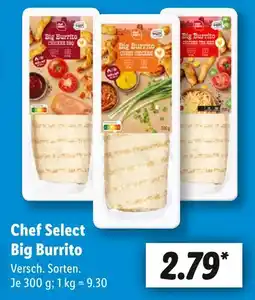Lidl Chef select big burrito chicken bbq Angebot