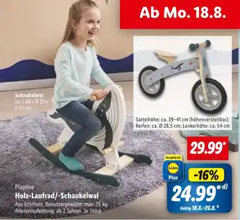 Lidl Playtive holz-laufrad Angebot