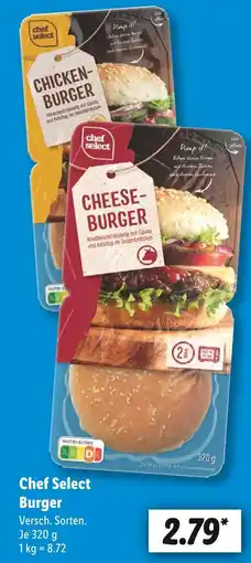 Lidl Chef select chicken-burger Angebot