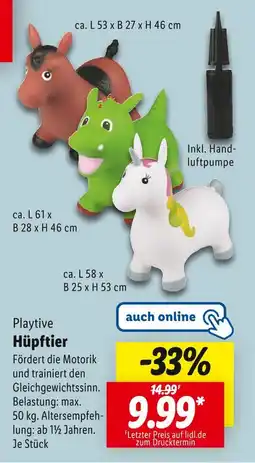 Lidl Playtive hüpfpferd Angebot