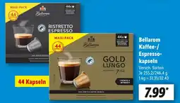 Lidl Bellarom ristretto espresso Angebot