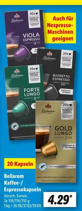 Lidl Bellarom viola espresso Angebot