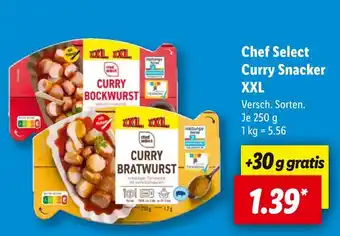 Lidl Chef select curry bockwurst xxl Angebot