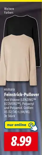 Lidl Esmera feinstrick-pullover Angebot