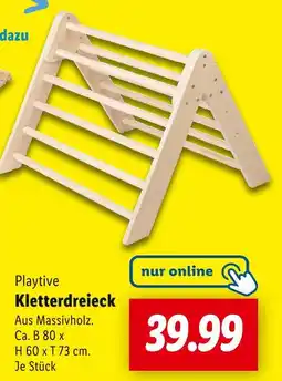 Lidl Playtive kletterdreieck Angebot