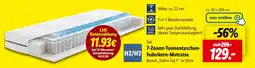 Lidl F.a.n 7-zonen-tonnentaschenfederkern-matratze Angebot