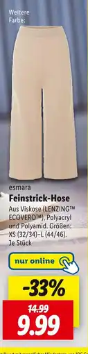 Lidl Esmara feinstrick-hose Angebot