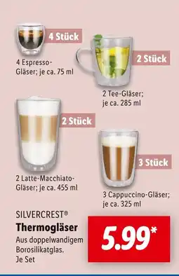 Lidl Silvercrest espresso-gläser Angebot