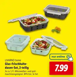 Lidl Livarno home glas-frischhaltedosen-set, 2-teilig Angebot