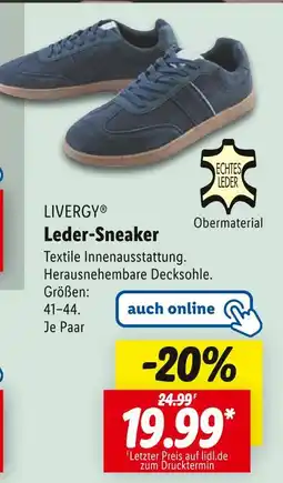 Lidl Livergy leder-sneaker Angebot