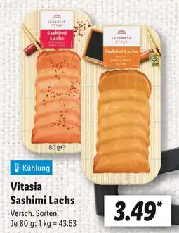 Lidl Vitasia sashimi lachs sweet-spicy Angebot