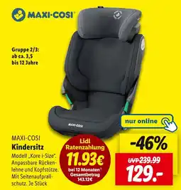 Lidl Maxi-cosi kindersitz modell kore i-size Angebot