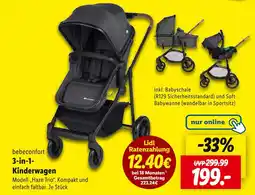 Lidl Bebeconfort 3-in-1-kinderwagen modell „haze trio“ Angebot