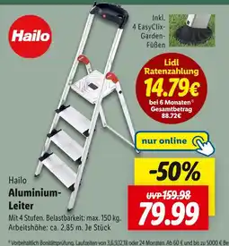 Lidl Hailo aluminium-leiter Angebot
