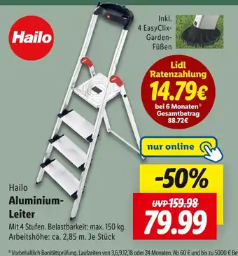 Lidl Hailo aluminium-leiter Angebot