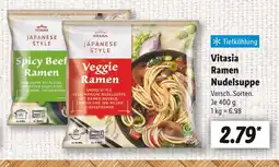 Lidl Vitasia spicy beef ramen Angebot