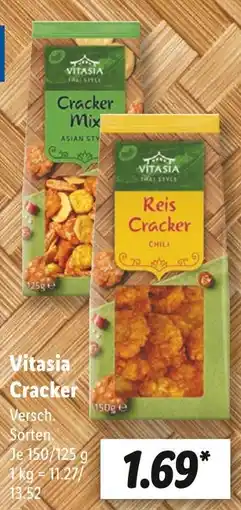 Lidl Vitasia cracker mix Angebot