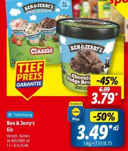 Lidl Ben & jerry's eis classic Angebot
