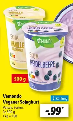 Lidl Vemondo soja vanille geschmack Angebot