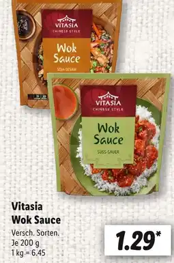 Lidl Vitasia wok sauce soja-sesam Angebot