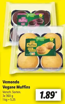 Lidl Vemondo vegane muffins kakao Angebot