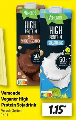 Lidl Vemondo high protein sojadrink schoko-geschmack Angebot