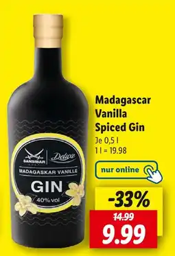 Lidl Sansibar deluxe madagascar vanilla spiced gin Angebot