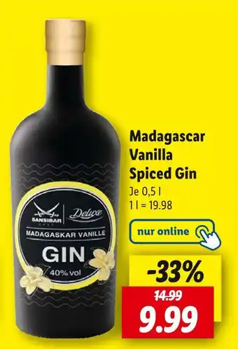 Lidl Sansibar deluxe madagascar vanilla spiced gin Angebot